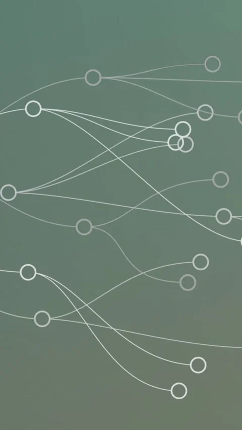 Animation of connecting dots and mathematical equations against grey background Stock Footage 341991587