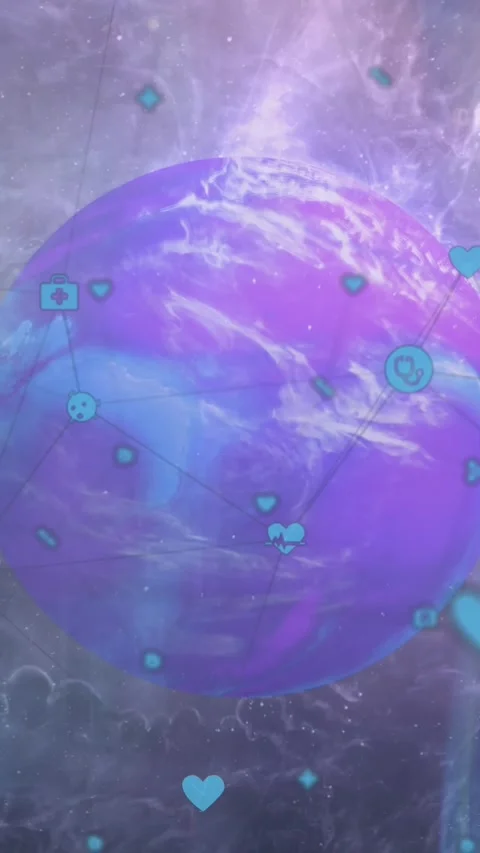 Animation of connections and data processing over globe Stock Footage 344402702