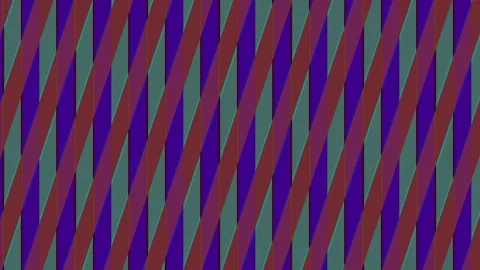 Animation consisting of intersected colored stripes. Stock Footage 124855550