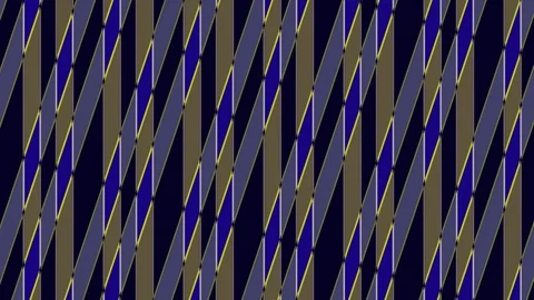 Animation consisting of intersected colored stripes. Vidéo 125269033