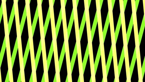 Animation consisting of intersected colored stripes. Stockbeeldmateriaal 127018318