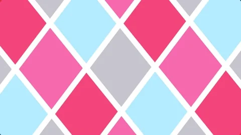 Animation consisting of intersected colored stripes. Vídeo Stock 131545172