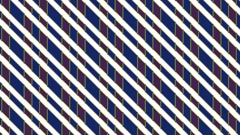 Animation consisting of intersected colored stripes. Video stock 132484304