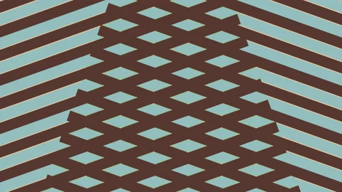 Animation consisting of intersected colored stripes. Stock Footage 141450505