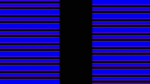 Animation consisting of intersected colored stripes. Stock Footage 142074463
