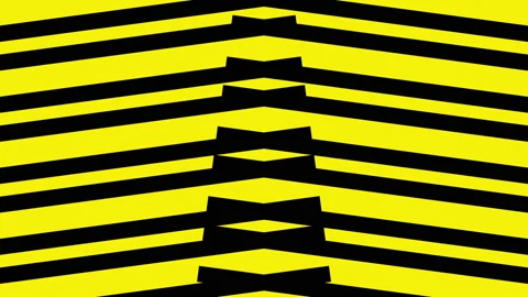 Animation consisting of intersected colored stripes. Stock Footage 142894275