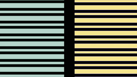 Animation consisting of intersected colored stripes. Stock Footage 146185434