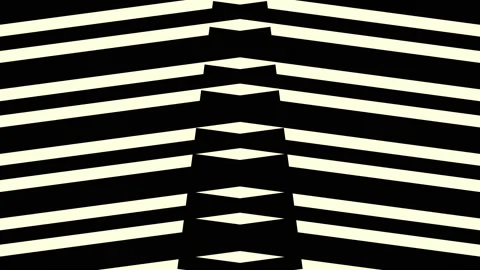 Animation consisting of intersected colored stripes. Stock Footage 146185703