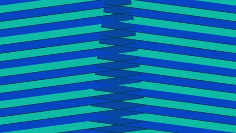 Animation consisting of intersected colored stripes. Stock Footage 147957920
