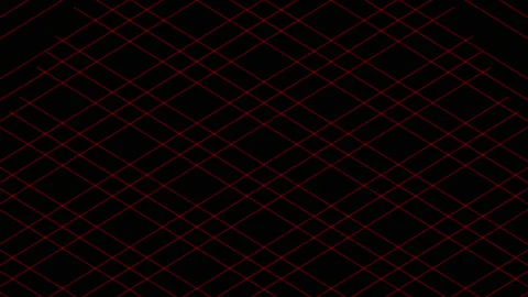 Animation consisting of intersected colored stripes. Video stock 147958008