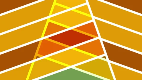 Animation consisting of intersected colored stripes. Stock Footage 147958116