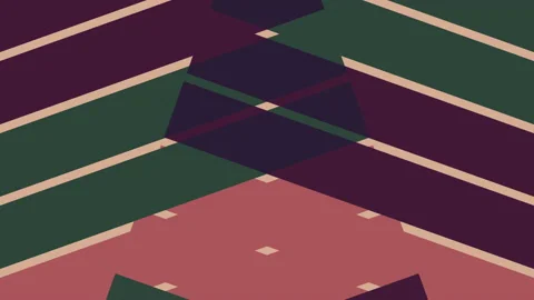 Animation consisting of intersected colored stripes. Stock Footage 147958198