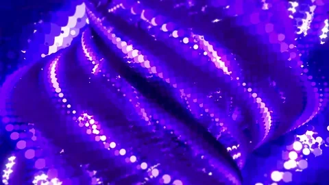 An Animation Consisting of Luminous Particles Forming a Spiral Structure 02. Stock Footage 297468135