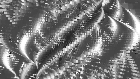 An Animation Consisting of Luminous Particles Forming a Spiral Structure 04. Stock Footage 297468156