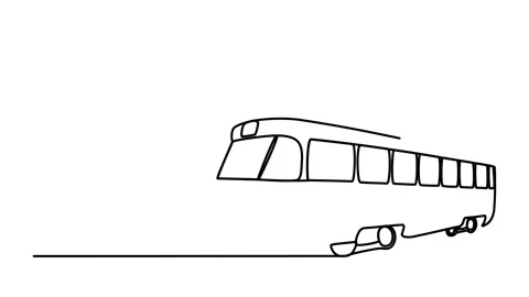 Tram Drawing Stock Videos – Royalty-Free HD & 4K Videos