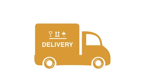 Animation of conveyor loading and transportation or delivery. Stock Footage 219862459