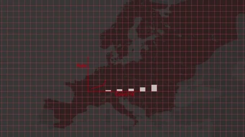 Animation of coronavirus Covid 19 graph statistics recording and data processing Stock Footage 146338198