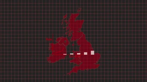 Animation of coronavirus Covid 19 graph statistics recording and data processing Stock-Footage 146343642