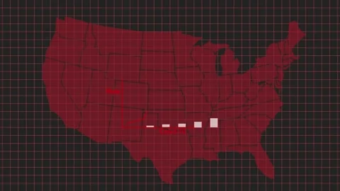 Animation of coronavirus Covid 19 graph statistics recording and data processing Stock Footage 146385904