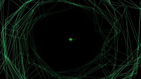 Animation of coronavirus virus Stock Footage 126678381