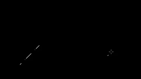 Animation that creates a shooting star effect Stock Footage 311898675