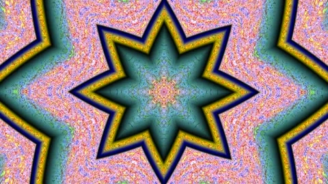 Animation of a creative abstract fractal background Stock Footage 135624200