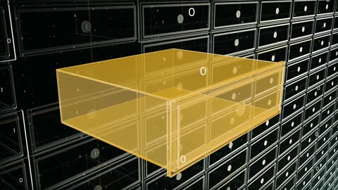 Animation crypto wallets vault digital key Stock Footage 148518334