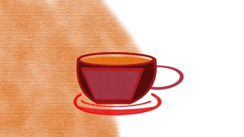 Animation of cup of coffee with background. Stock Footage 155210585
