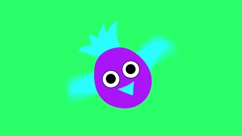 Animation cute insect on green backgroun... | Stock Video | Pond5