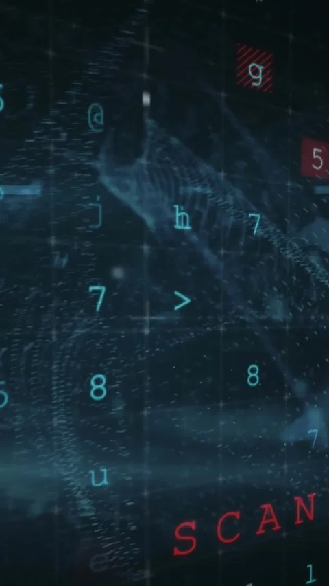 Animation of cyberattack text, data processing over security padlock Stock Footage 342009834