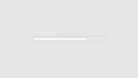 Animation of Cyberpunk loading bar Stock Footage 252775196