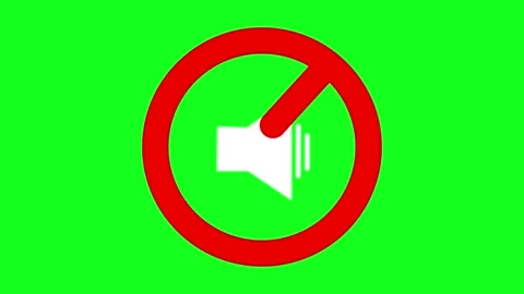 Animation of a danger warning, icon green background. Stock Footage 337466780
