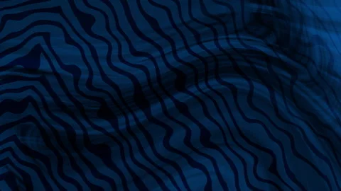 Animation dark blue gradient background wavy abstract zebra like pattern Vidéo 334192392