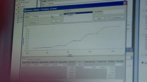 Animation of data, elements and digital interface moving in the computer screen Stock-Footage 154451383