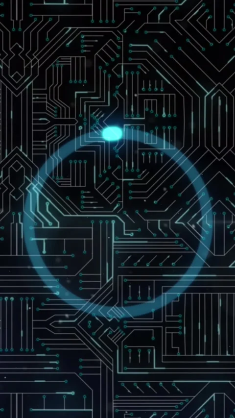 Animation of data loading ring over network of connections Vídeos de archivo 342136532