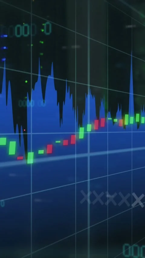 Animation of data processing against close up of computer server Stock Footage 342612910