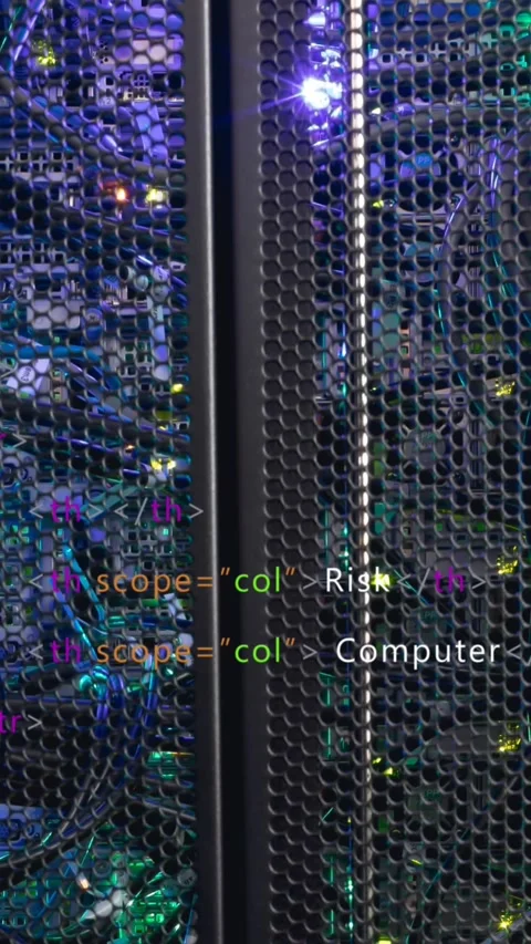 Animation of data processing against close up of a computer server Stock Footage 343867901