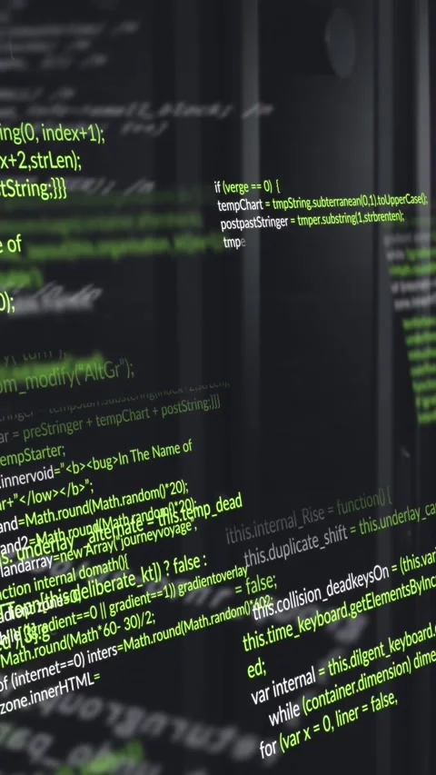 Animation of data processing against computer server room Stock Footage 343902446