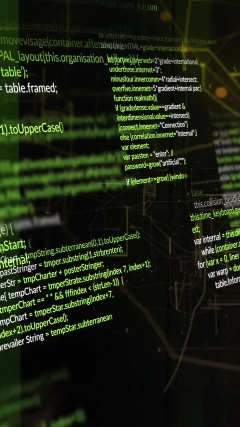 Animation of data processing against computer server room Stock Footage 343902447