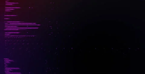 Animation of data processing and binary coding over purple background. global Stock Footage 165999328