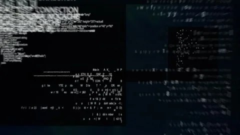 Animation of data processing and binary coding on blue background Stock Footage 330296529