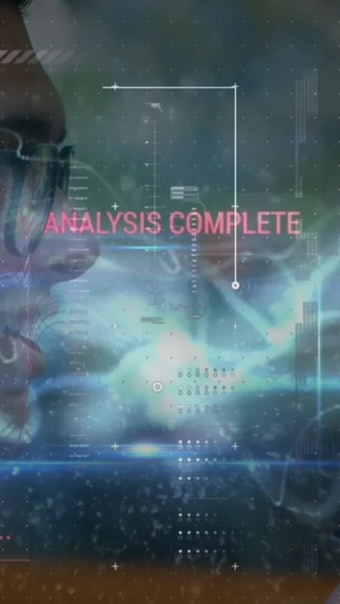 Animation of data processing and blue digital wave over caucasian businessman Stock Footage 343779494