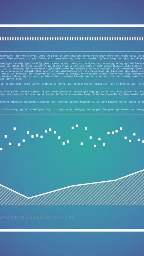 Animation of data processing and diagrams on blue background Vídeos de archivo 341660036