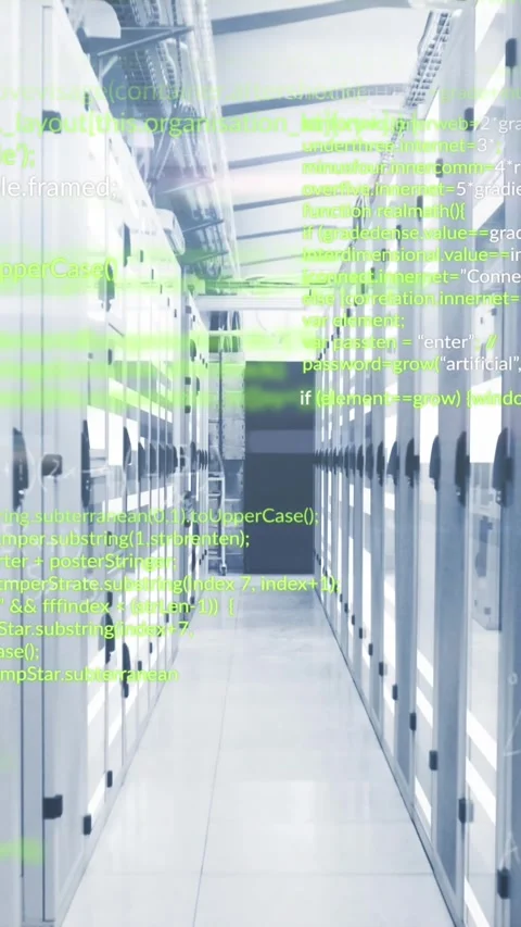 Animation of data processing and mathematical equations against empty computer Stock Footage 342650642