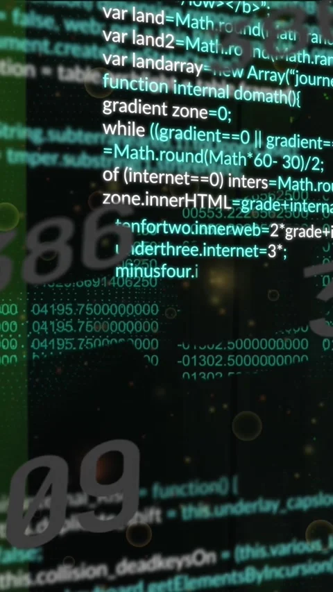 Animation of data processing and online security chain over computer servers Stock Footage 344369616