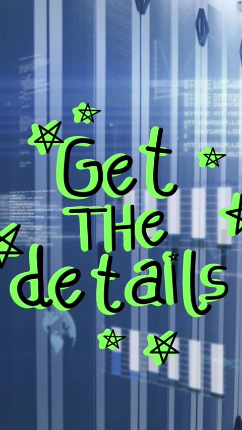 Animation of data processing and servers over servers room pattern over servers Stock Footage 343615462