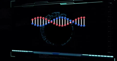 Animation of data processing and shapes ... | Stock Video | Pond5