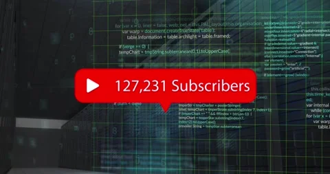 Animation of data processing and social media icon and text Stock Footage 236727404