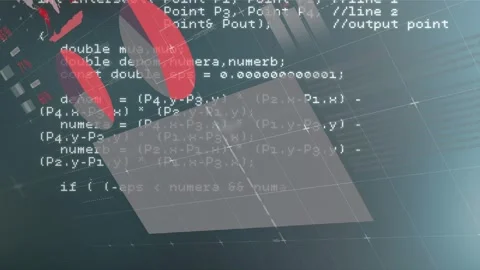 Animation of data processing on black background Stock-Footage 328086944