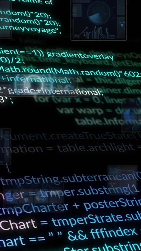 Animation of data processing on black background Stock Footage 344595833